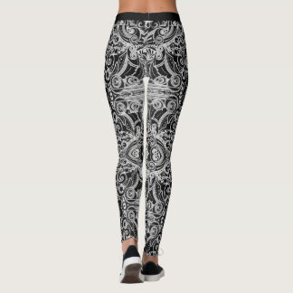 LEGGINGS POLAINAS VIVAS DE LA POSICIÓN EN CUCLILLAS DE LA