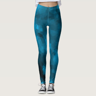 Leggings Polígono azul