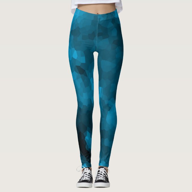 Leggings Polígono azul (Anverso)