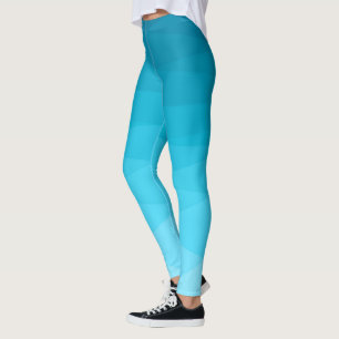 Leggings Polígono azul gradiente