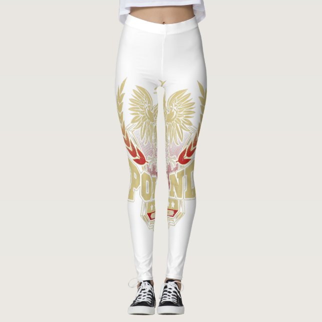 Leggings Polish Pride Shirt Eagle Poland Dyngus Day Parade (Anverso)