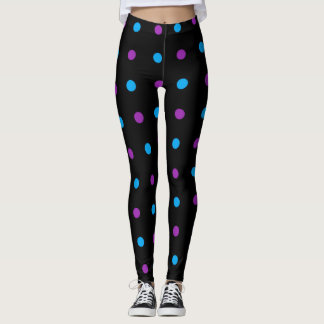 Leggings Polka Dot Púrpura Rosa