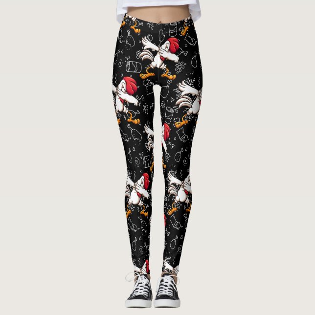 Leggings pollo con colmenillas (Anverso)