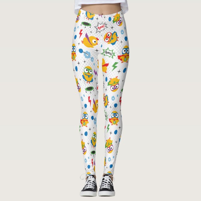 Leggings Pollo superhéroe (Anverso)