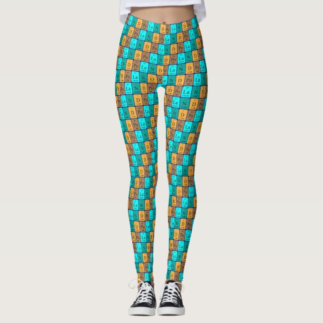 Leggings Polonia tabla periódica leggencias patrióticas 5 (Anverso)