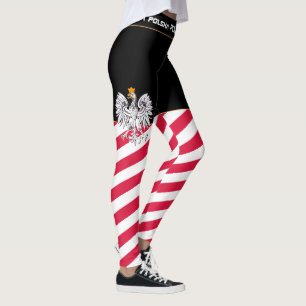 Leggings Polonia y Águila, Bandera Polaca, viajes de moda y