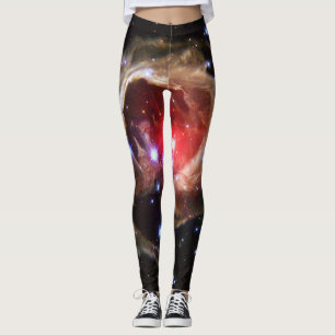 Leggings Polvo de estrella supergigante rojo Ruby