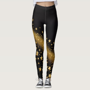 Leggings Polvo de Estrellas Dorado: Encantador y Brillante