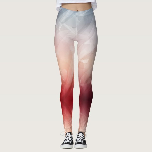 Leggings Polygon Love - Power yoga Ir (Anverso)