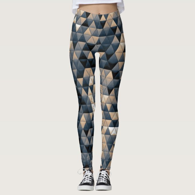 Leggings Polygone Love - Power yoga Ir (Anverso)