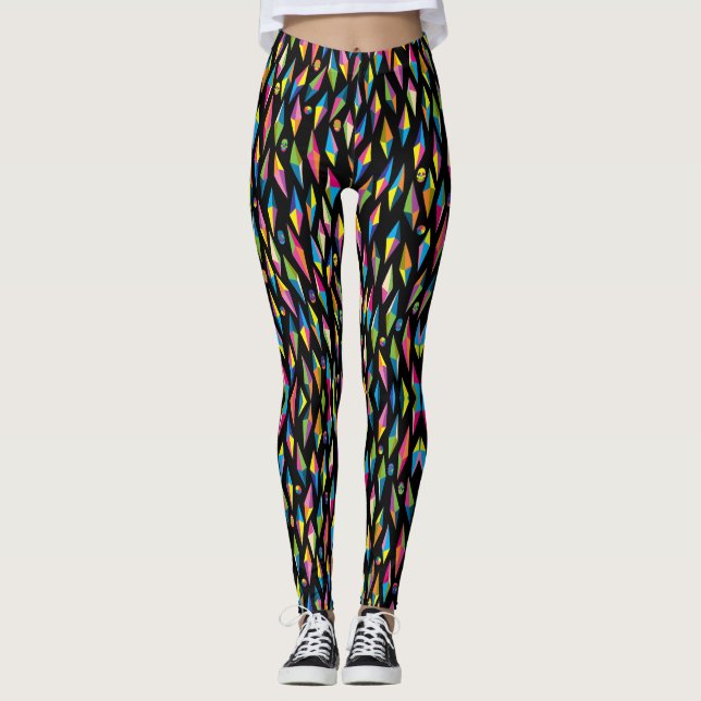 Leggings Polygone Love - Power yoga Ir (Anverso)