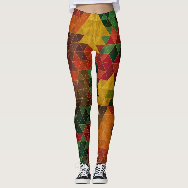 Leggings Polygone Love - Power yoga Ir (Anverso)