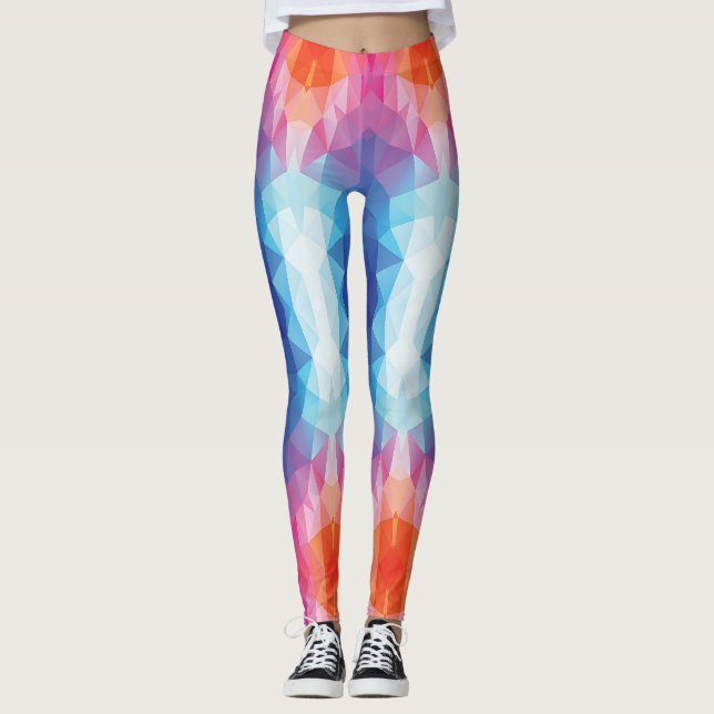 Leggings Polygone Love - Power yoga Ir (Anverso)