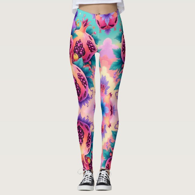 Leggings Pomegranato colorido (Anverso)