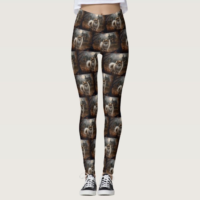 Leggings Pomerania Halloween Scary (Anverso)