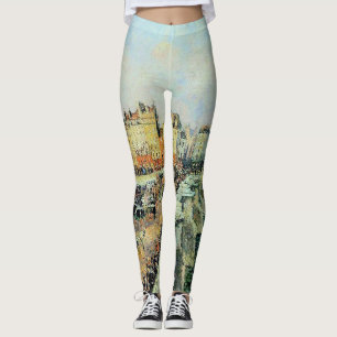 Leggings Pont Neuf, Tarde, Sunlight Camille Pissarro