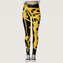 Leggings Pony Horse Stallion Steed School Bus Amarillo