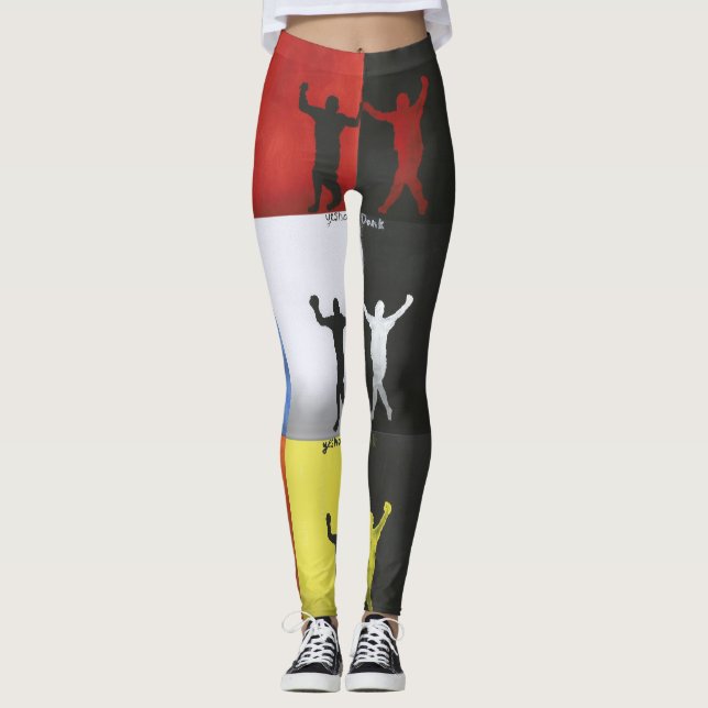 Leggings Pop art nº1 de Yeshaya Dank -  (Anverso)