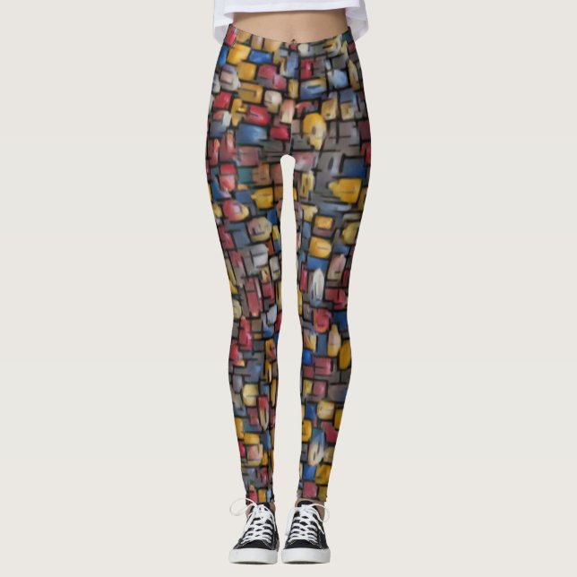 Leggings Pop Art Popcorn (Anverso)