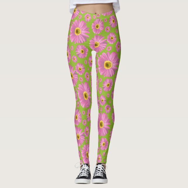 Leggings Pop Daisy Pink (Anverso)