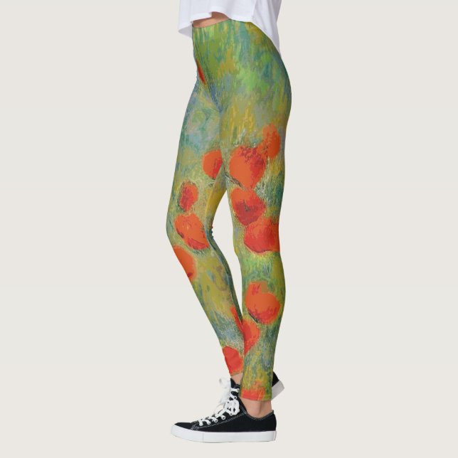 Leggings Poppies - Piernas (Izquierda)