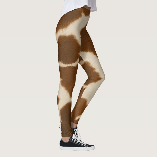 Leggings Popular Colección elegante de cuero falso de vaca (Derecha)