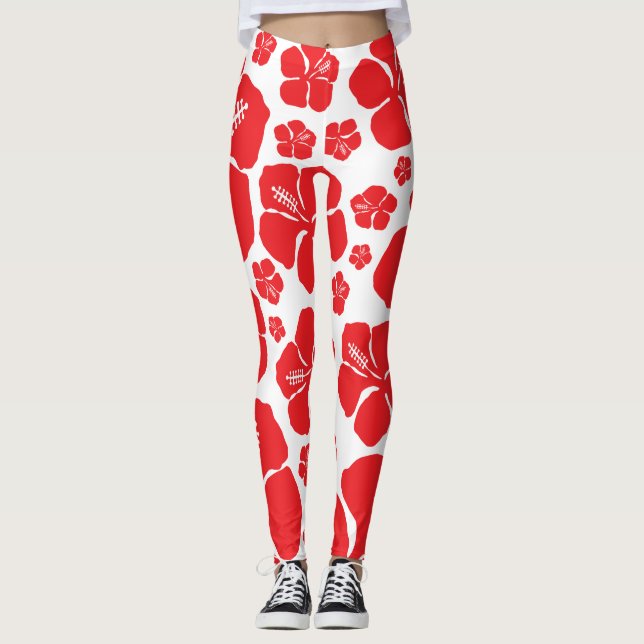 Leggings Por todo Hibiscus (Anverso)