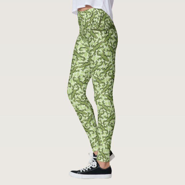 Leggings Porciones de lagartos (Izquierda)
