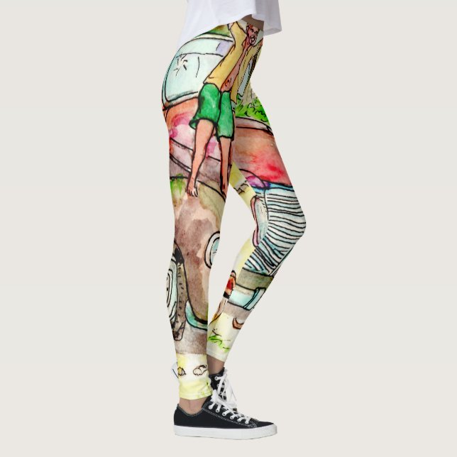 Leggings Porciones vacías y coches oxidados viejos - vida (Derecha)