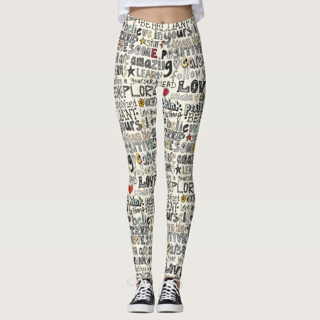 Leggings positivamente impresionante (Anverso)