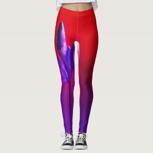Leggings Poster Purple Tulip Haze