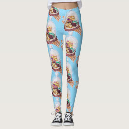 Leggings Postres bajo la cúpula de vidrio