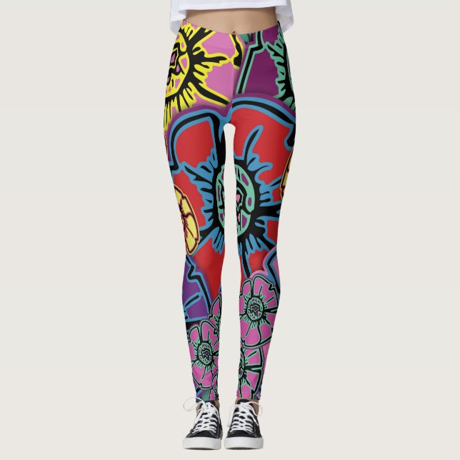 Leggings Potencia de las flores #14 (Anverso)