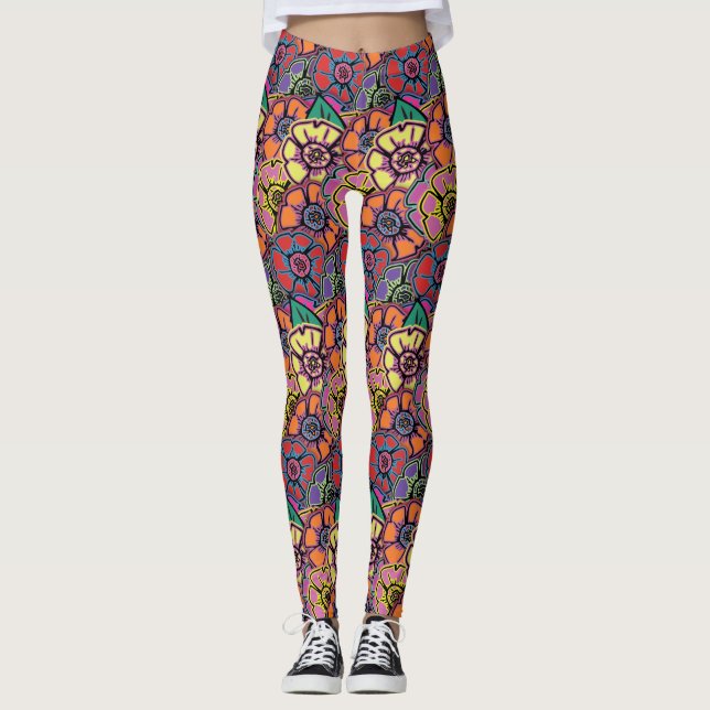 Leggings Potencia de las flores #20 (Anverso)