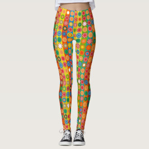 Leggings Potencia de las flores en las filas