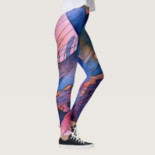 Leggings "Potencial desatado" arte abstracto contemporáneo