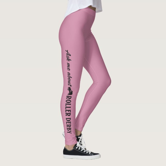 Leggings Pregúnteme acerca del rodillo Derby (Derecha)
