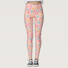 Leggings preppy fleur