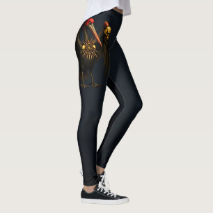 Leggings Presagio de la Puerta Dorada El Pelícano Nocturno