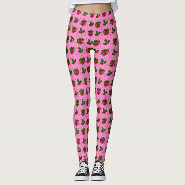 Leggings Presenta y Holly_pink (Anverso)