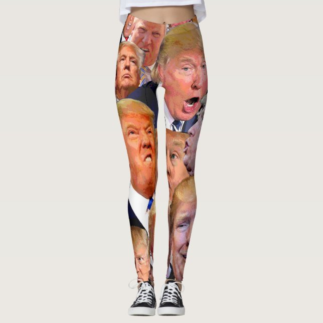 Leggings Presidente de la emoji de América (Anverso)