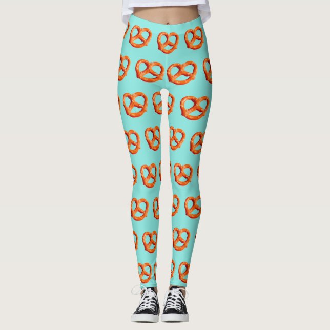 Leggings Pretzels Verde azulado 4Nina (Anverso)