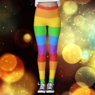 Leggings PrideFlex: Bandera del Arcoíris