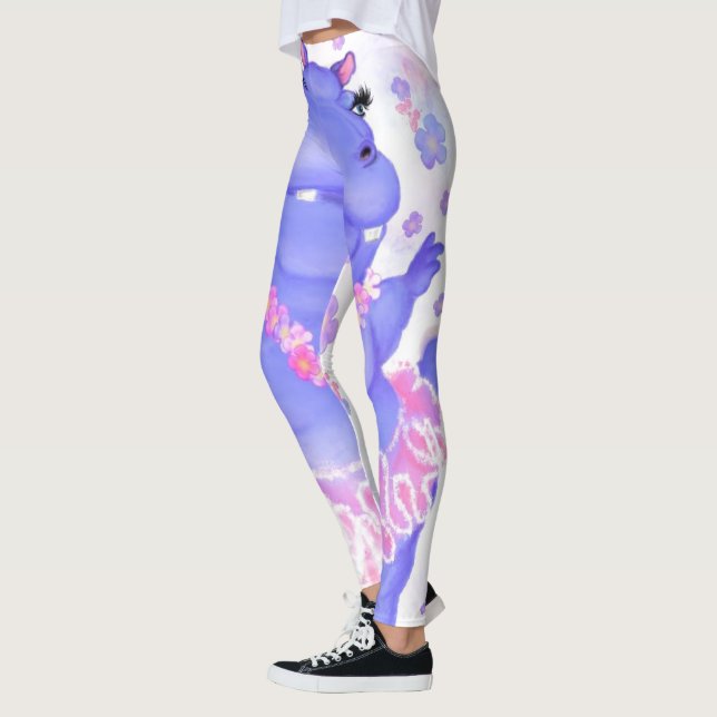 Leggings Prima Ballerina Hippo - Divertido (Izquierda)
