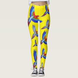 Leggings Primavera de playa de Mikitiez Parrot hawaii summe