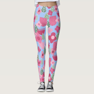 Leggings Primavera escandinava rosa