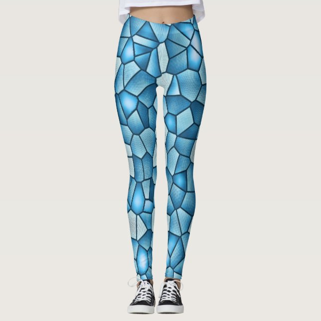 Leggings Primavera y verano de moda de vidrio con manchas a (Anverso)