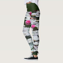 Leggings Primera línea de agua rosada