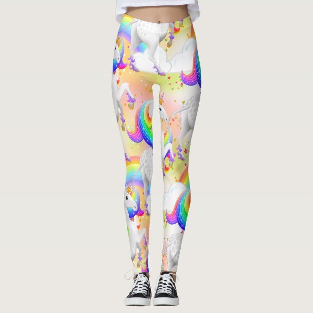 Leggings Princesa de la Selva arcoiris Unicornio (Anverso)