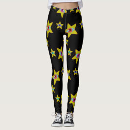 Leggings Princesa del espacio con ojos de estrella alieníge